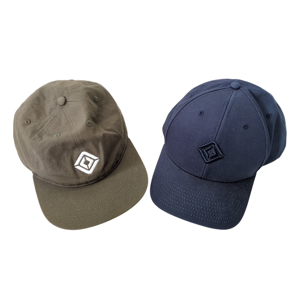 Rivian Logo Hat Lot Of 2 Organic Cotton Adjustable Strap Snapback Cap Gorpcore